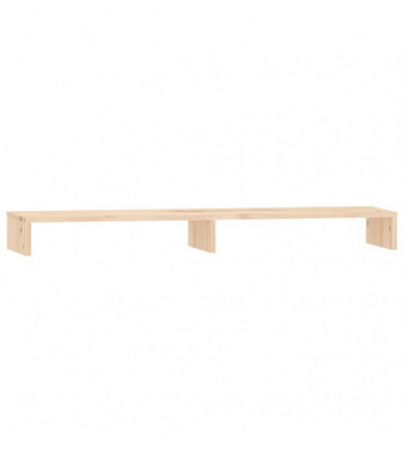 Monitor Stand 100x27x10 cm Solid Wood Pine