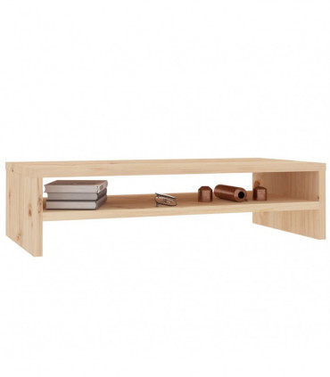 Monitor Stand 50x24x13 cm Solid Wood Pine