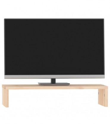 Monitor Stand 50x27x10 cm Solid Wood Pine