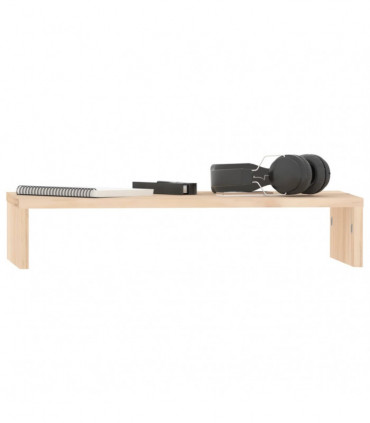 Monitor Stand 50x27x10 cm Solid Wood Pine