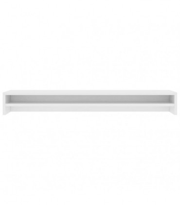 Monitor Stand White 100x24x13 cm Engineered Wood