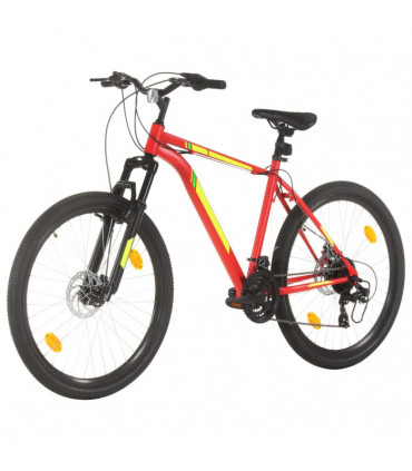 Mountain Bike 21 Speed 27.5 inch Wheel 42 cm Red