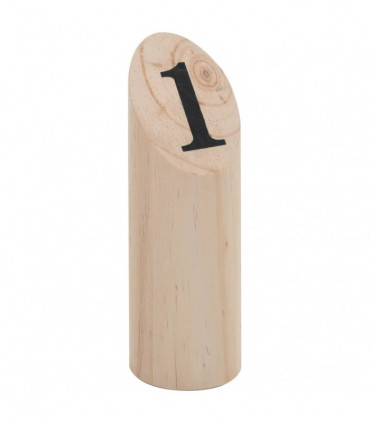 Number Kubb Game Set Wood