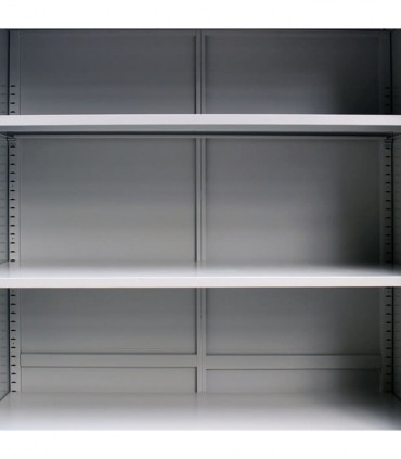 Office Cabinet 90x40x140cm Steel Grey