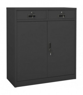 Office Cabinet Anthracite 90x40x102 cm Steel
