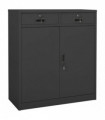 Office Cabinet Anthracite 90x40x102 cm Steel
