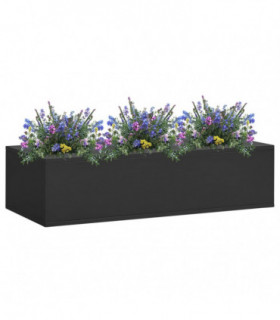 Office Flower Box Anthracite 90x40x23 cm Steel