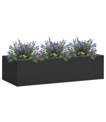 Office Flower Box Anthracite 90x40x23 cm Steel