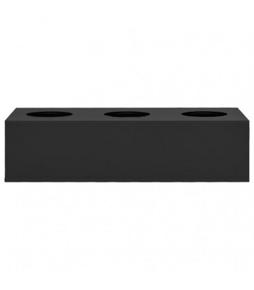 Office Flower Box Anthracite 90x40x23 cm Steel