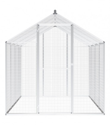 Outdoor Aviary Aluminium 178x242x192 cm