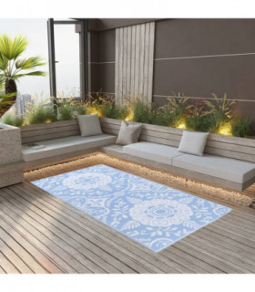 Outdoor Carpet Baby Blue 120x180 cm PP
