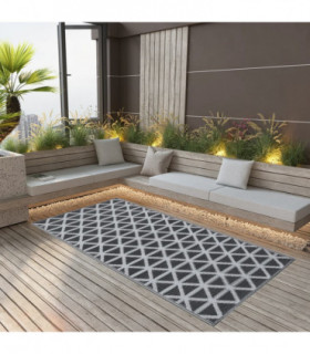 Outdoor Carpet Black 160x230 cm PP