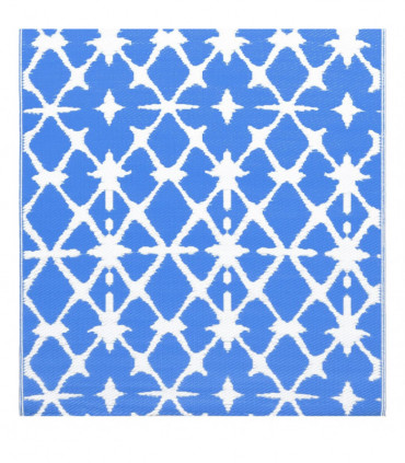 Outdoor Carpet Blue and White 160x230 cm PP
