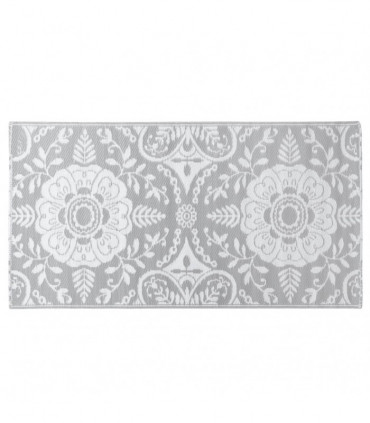 Outdoor Carpet Light Grey 120x180 cm PP