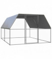 Outdoor Chicken Cage 3x4x2 m Galvanised Steel