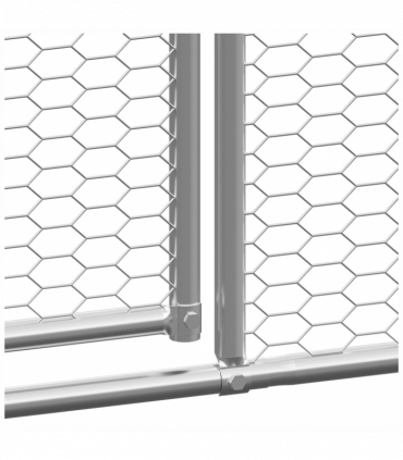 Outdoor Chicken Cage 3x6x2 m Galvanised Steel
