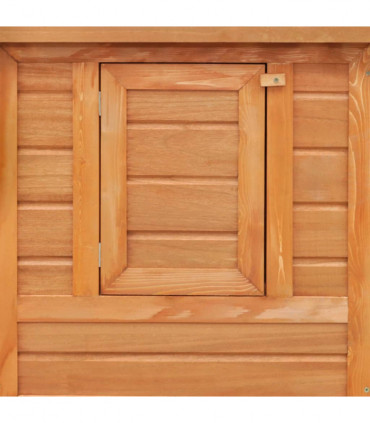 Outdoor Chicken Cage Hen House with 1 Egg Cage Wood