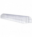 Outdoor Chicken Coop 3x20x2 m Galvanised Steel
