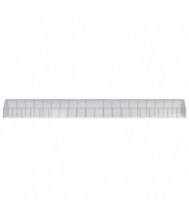 Outdoor Chicken Coop 3x20x2 m Galvanised Steel