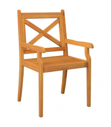 Outdoor Dining Chairs 3 pcs Solid Wood Acacia