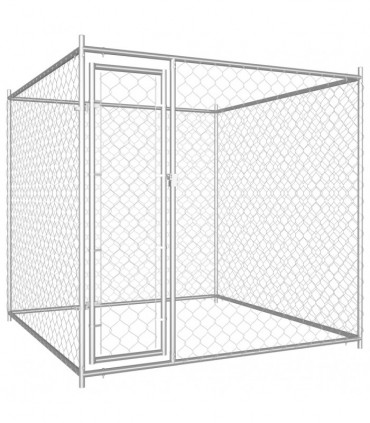 Outdoor Dog Kennel 193x193x185 cm