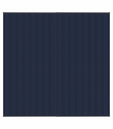 Outdoor Dog Kennel with Roof Steel 3.69 m�