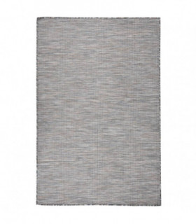 Outdoor Flatweave Rug 120x170 cm Brown and Black