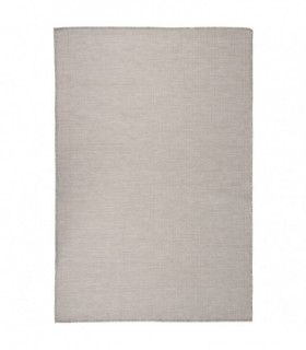 Outdoor Flatweave Rug 120x170 cm Taupe
