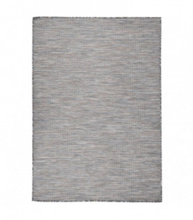 Outdoor Flatweave Rug 160x230 cm Brown and Black
