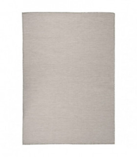 Outdoor Flatweave Rug 160x230 cm Taupe
