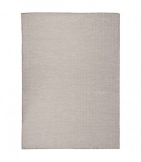 Outdoor Flatweave Rug 200x280 cm Taupe