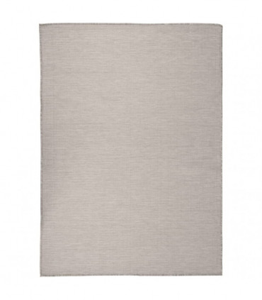 Outdoor Flatweave Rug 200x280 cm Taupe