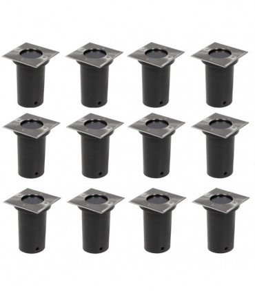 Outdoor Ground Lights 12 pcs Square