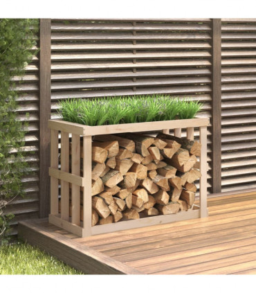 Outdoor Log Holder 108x52x74 cm Solid Wood Pine
