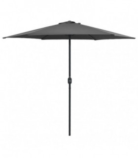 Outdoor Parasol with Aluminium Pole 270x246 cm Anthracite