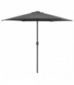 Outdoor Parasol with Aluminium Pole 270x246 cm Anthracite