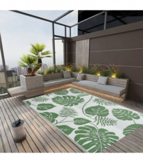 Outdoor Rug Green 190x290 cm PP