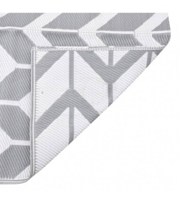 Outdoor Rug Grey 160x230 cm PP
