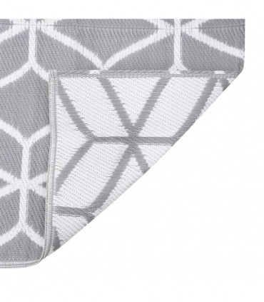 Outdoor Rug Grey 80x250 cm PP