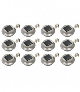 Outdoor Solar Lamps 12 pcs LED Square 12 cm