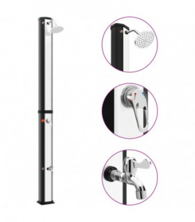 Outdoor Solar Shower with Shower Head and Faucet 35 L