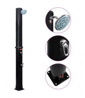 Outdoor Solar Shower with Shower Head and Faucet 35 L