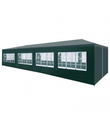 Party Tent 3x12 m Green