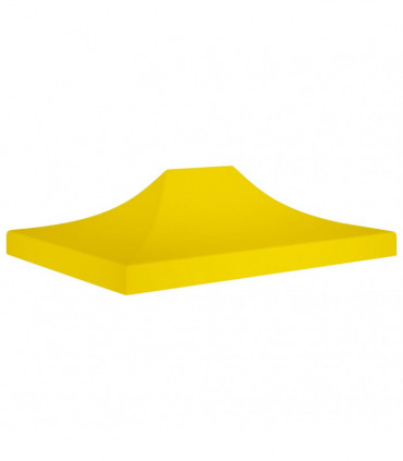 Party Tent Roof 4x3 m Yellow 270 g/m²