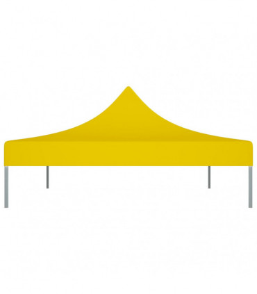 Party Tent Roof 4x3 m Yellow 270 g/m²