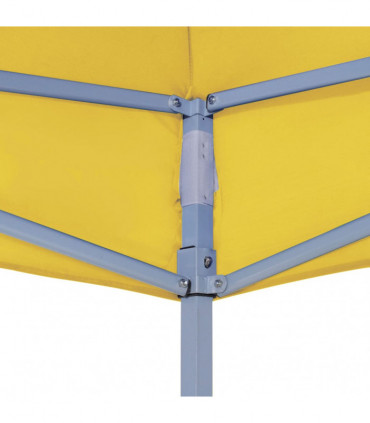 Party Tent Roof 4x3 m Yellow 270 g/m²