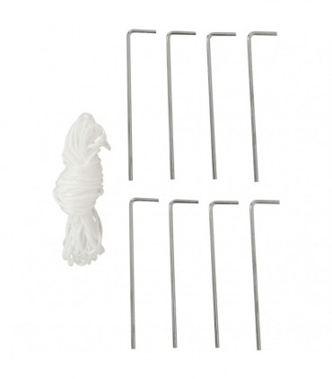 Party Tent with 10 Mesh Sidewalls 12x3 m