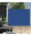 Patio Retractable Side Awning 100x500 cm Blue