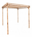 Pergola Bamboo 170x170x220 cm