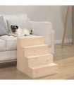 Pet Stair 40x49x47 cm Solid Wood Pine